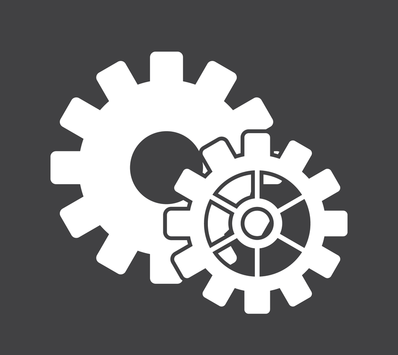 An image of two gears