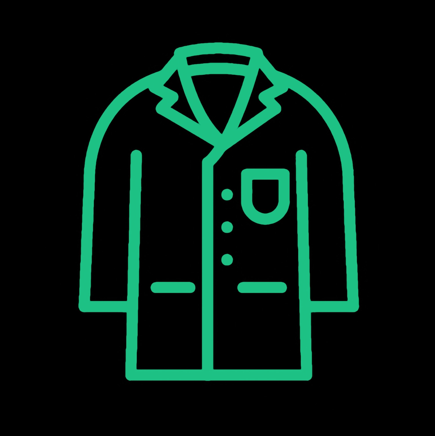 An illustration of a lab coat