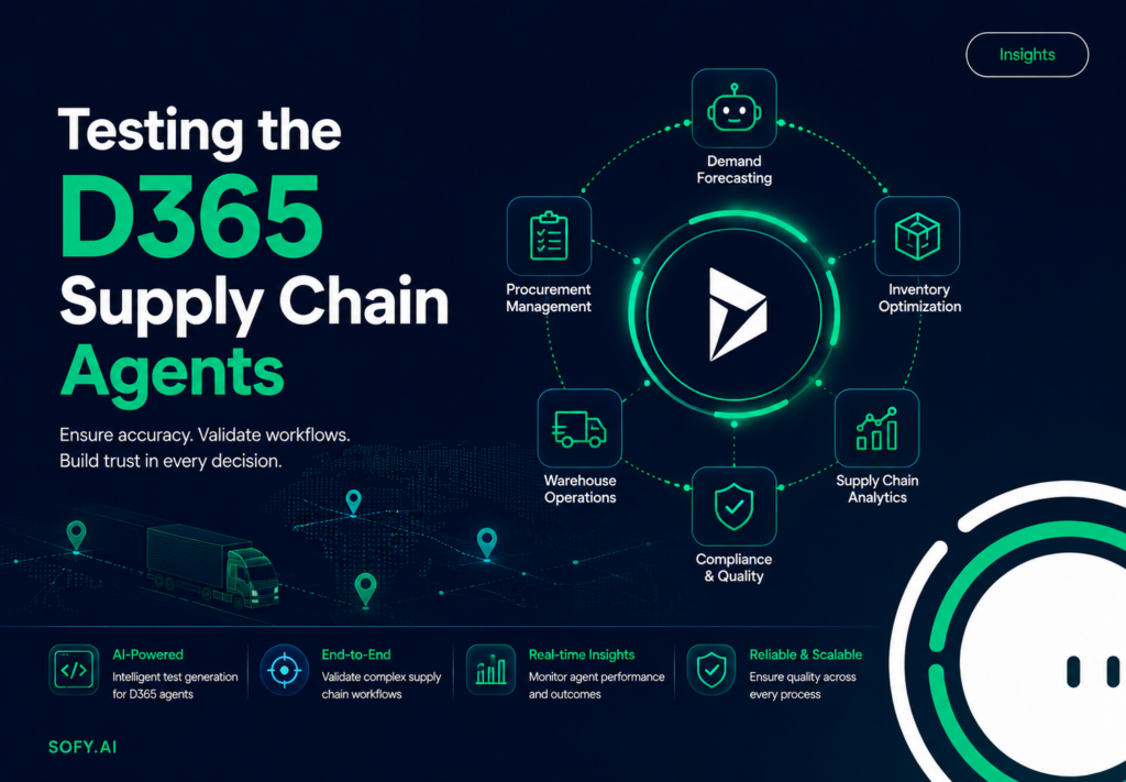 Dynamics supply chain agents testing